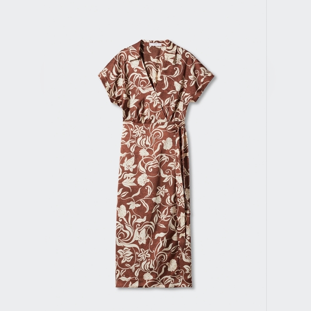 Floral Print wrap dress Size Small